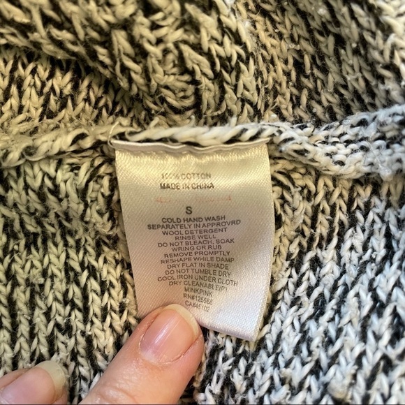 Minkpink Cotton Grey Pullover Knit Sweater Small - Picture 5 of 5